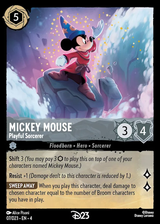 Mickey Mouse - Playful Sorcerer #7 – D23 Promos