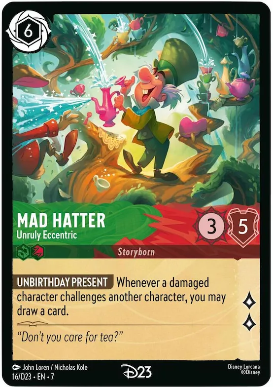 Mad Hatter - Unruly Eccentric #16 – D23 Promos
