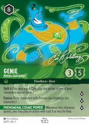 Genie - Powers Unleashed (Alternate Art) #20 – Disney100 Promos