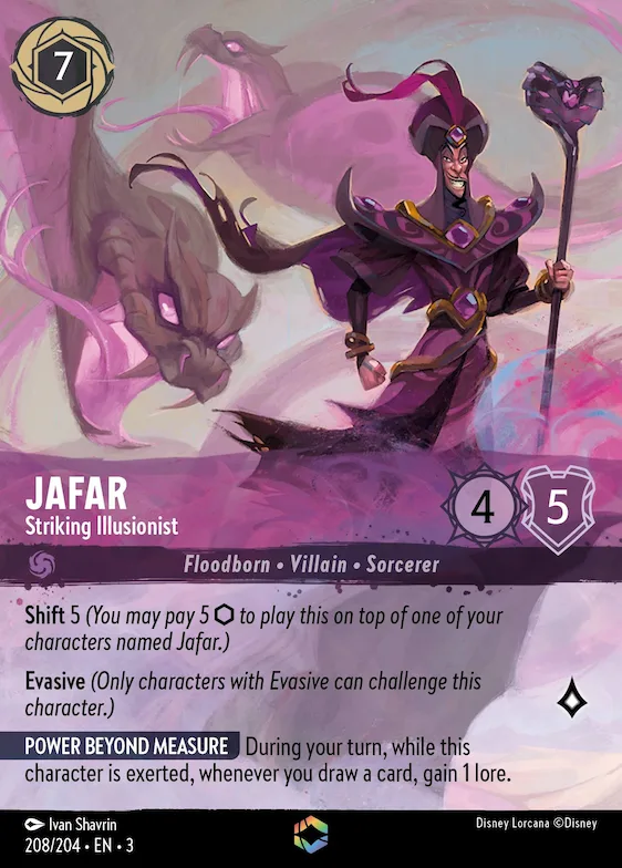 Jafar - Striking Illusionist (Enchanted) #208 – Into the Inklands
