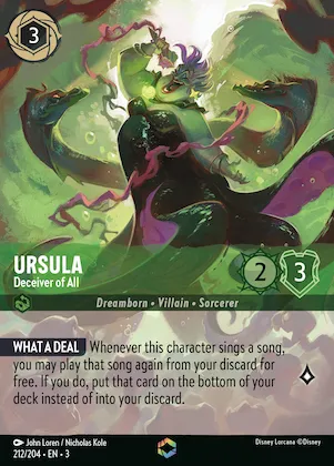 Ursula - Deceiver of All (Enchanted) #212 – Into the Inklands