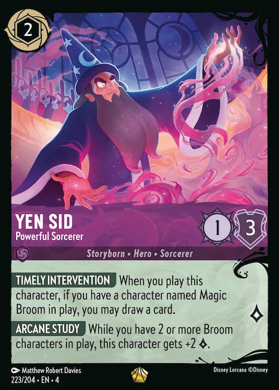 Yen Sid - Powerful Sorcerer (223/204) #223 – Illumineer's Quest: Deep Trouble