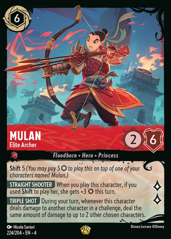 Mulan - Elite Archer (224/204) #224 – Illumineer's Quest: Deep Trouble