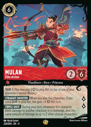 Mulan - Elite Archer (224/204) #224 – Illumineer's Quest: Deep Trouble
