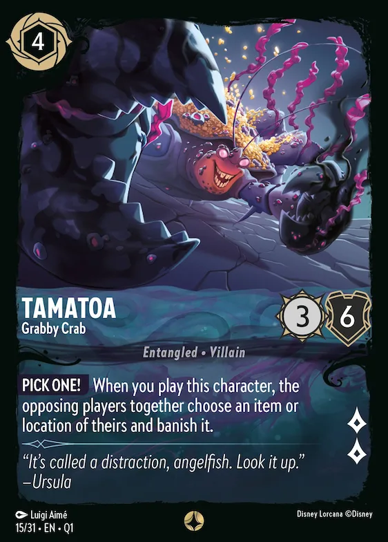Tamatoa - Grabby Crab #15 – Illumineer's Quest: Deep Trouble