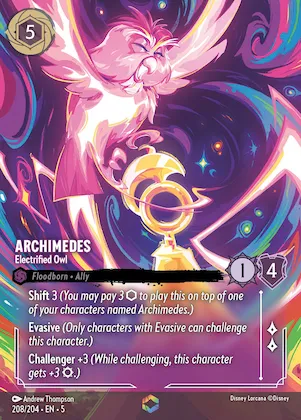 Archimedes - Electrified Owl (Enchanted) #208 – Shimmering Skies