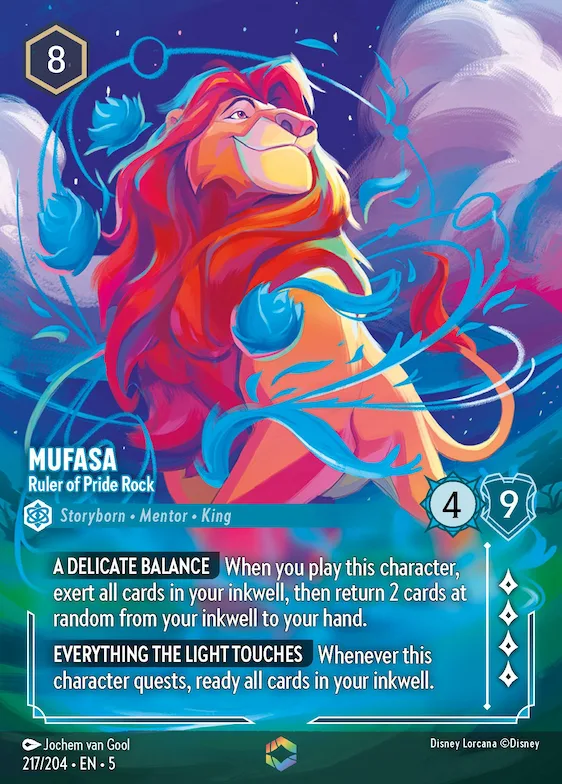Mufasa - Ruler of Pride Rock (Enchanted) #217 – Shimmering Skies