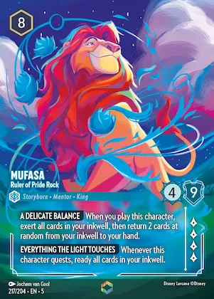 Mufasa - Ruler of Pride Rock (Enchanted) #217 – Shimmering Skies