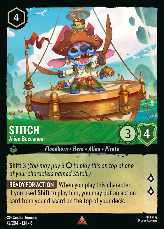 Stitch - Boucanier alien 72 – La Mer Azurite