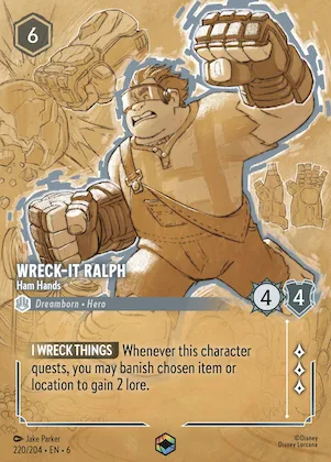 Wreck-It Ralph - Ham Hands (Enchanted) #220 – Azurite Sea