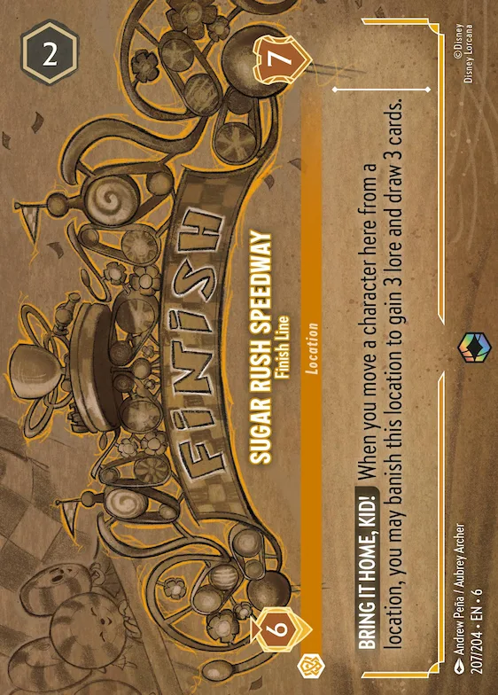 Sugar Rush Speedway - Finish Line (Enchanted) #207 – Azurite Sea