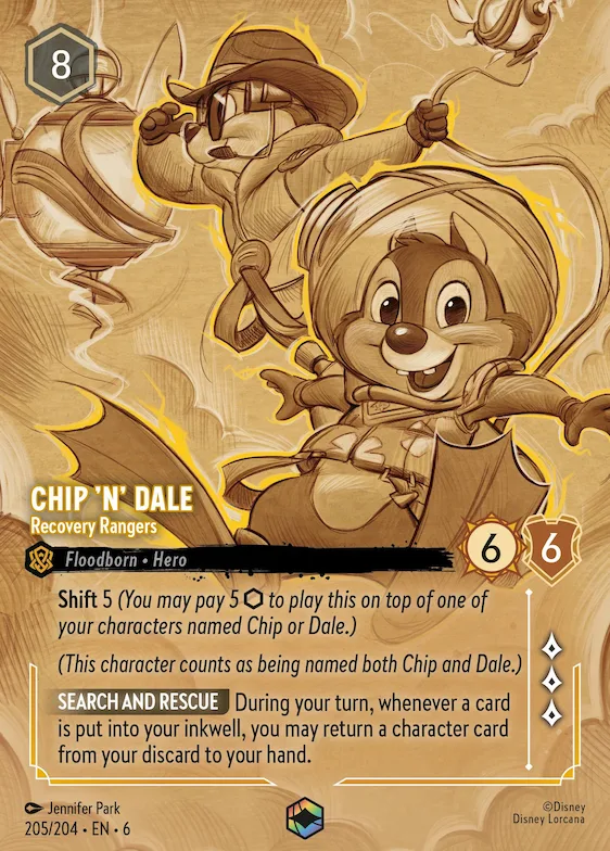 Chip 'n' Dale - Recovery Rangers (Enchanted) #205 – Azurite Sea