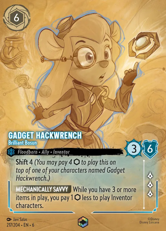Gadget Hackwrench - Brilliant Bosun (Enchanted) #217 – Azurite Sea