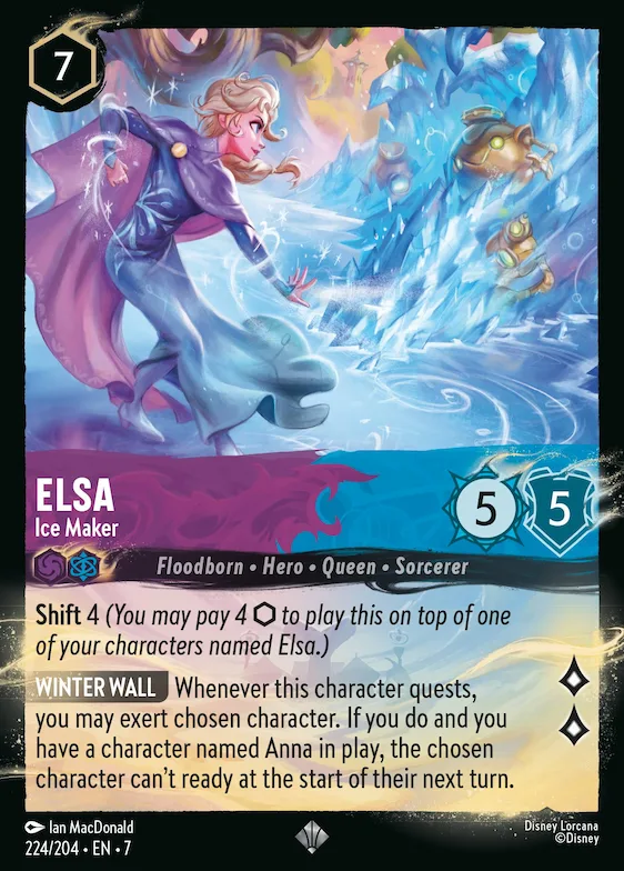 Elsa - Ice Maker (224/204) #224 – Illumineer's Quest: Palace Heist