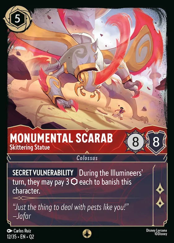 Monumental Scarab - Skittering Statue #12 – Illumineer's Quest: Palace Heist