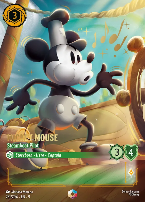 Mickey Mouse - Steamboat Pilot (Enchanted) #231 – Fabled