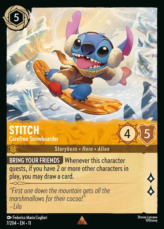 Stitch - Sorgloser Snowboarder 7 – Winterzauber