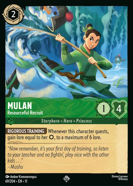 Mulan - Resourceful Recruit #69 – Winterspell