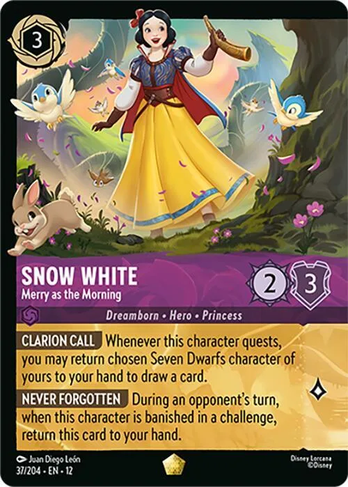 Snow White - Merry as the Morning (Foil) #37 – Wilds Unknown