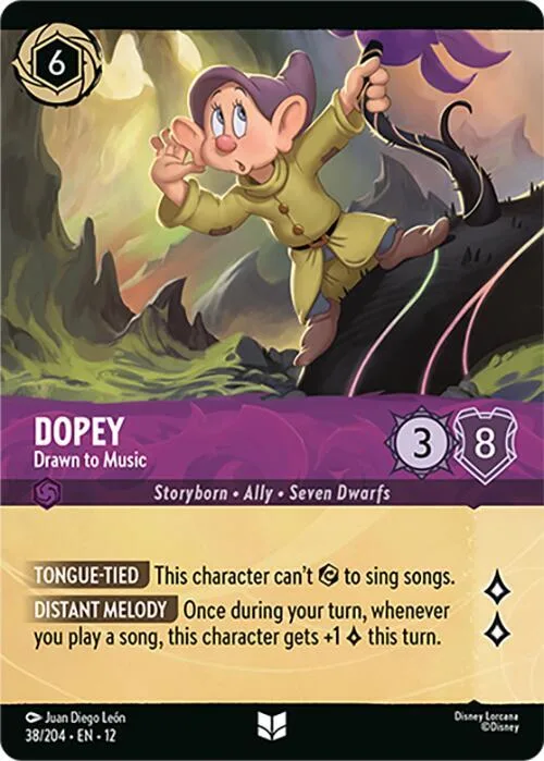 Dopey - Drawn to Music (Foil) #38 – Wilds Unknown
