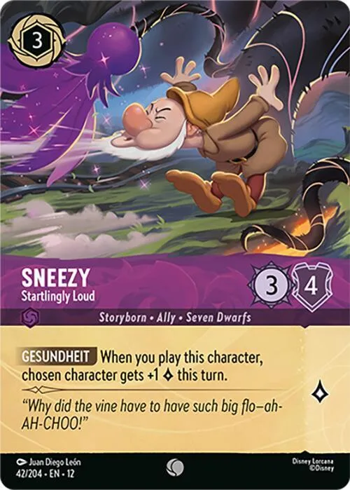 Sneezy - Startlingly Loud (Foil) #42 – Wilds Unknown