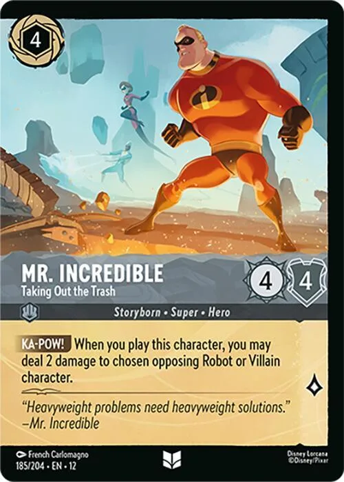 Mr. Incredible - Taking Out the Trash (Foil) #185 – Wilds Unknown