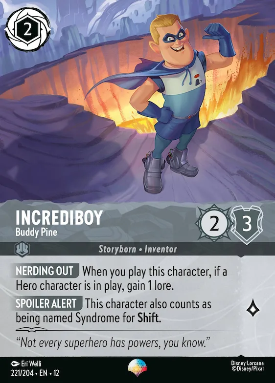 Incrediboy - Buddy Pine (Epic) #221 – Wilds Unknown