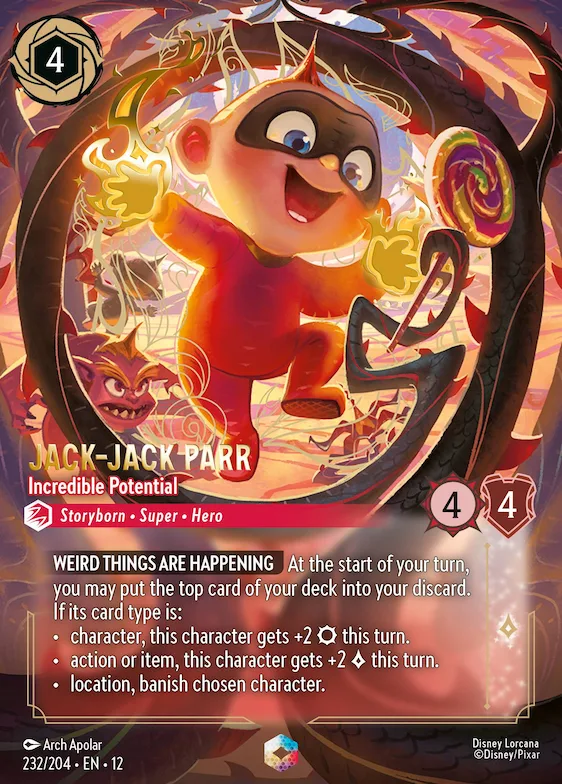 Jack-Jack Parr - Incredible Potential (Enchanted) #232 – Wilds Unknown