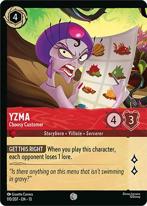Yzma - Choosy Customer (Foil) #110 – Attack of the Vine!