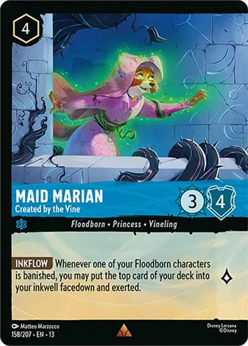 Maid Marian - Created by the Vine (Foil) #158 – Attack of the Vine!