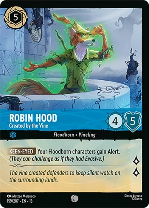 Robin Hood - Created by the Vine (Foil) #159 – Attack of the Vine!