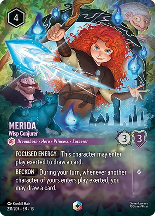 Merida - Wisp Conjurer (Enchanted) #231 – Attack of the Vine!