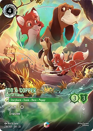 Tod & Copper - Best of Friends (Enchanted) #236 – Attack of the Vine!