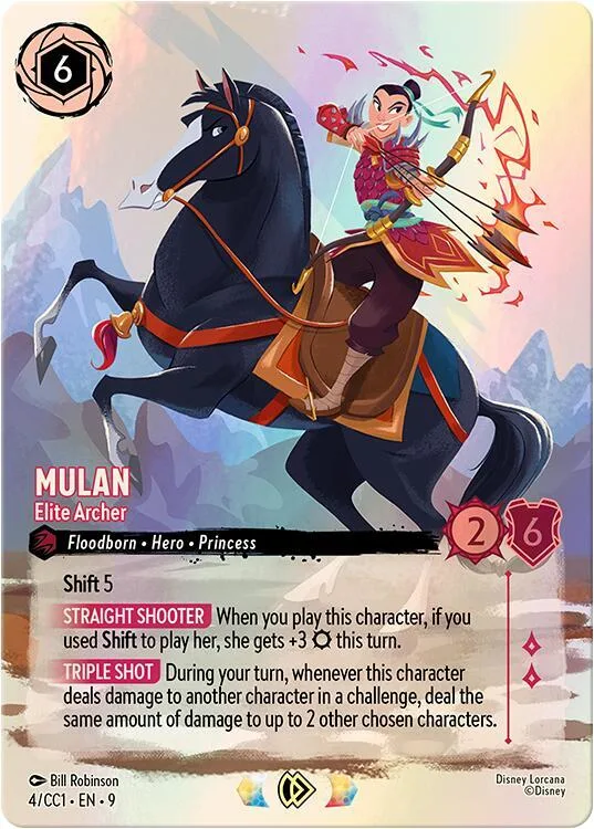 Mulan - Elite Archer #4 – Disney Lorcana Promo Cards