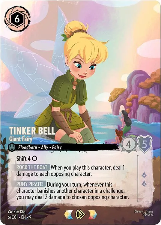 Tinker Bell - Giant Fairy (6/CC1) #6 – Disney Lorcana Promo Cards