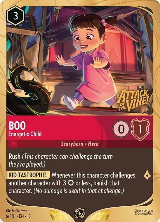 Boo - Energetic Child #6 – Disney Lorcana Promo Cards