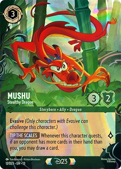 Mushu - Stealthy Dragon #12 – D23 Promos