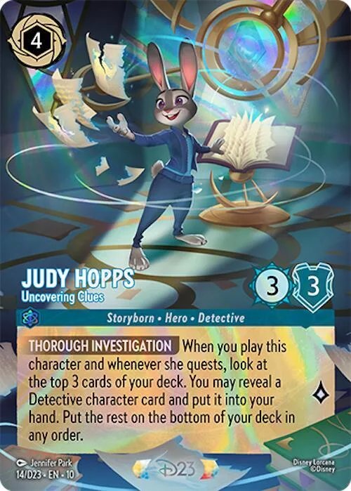 Judy Hopps - Uncovering Clues #14 – D23 Promos