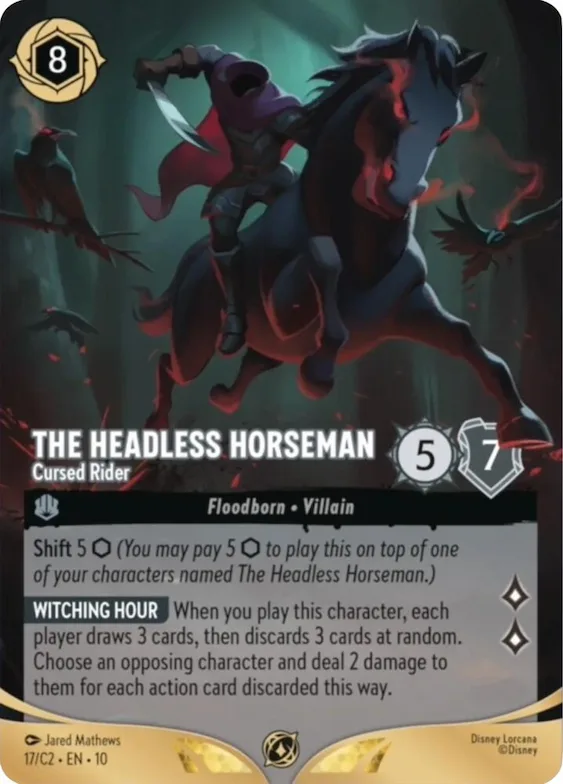 The Headless Horseman - Cursed Rider #17 – Disney Lorcana Promo Cards
