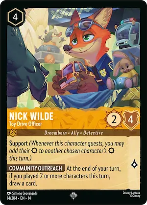 Nick Wilde - Toy Drive Officer 14 – Città di Hyperia