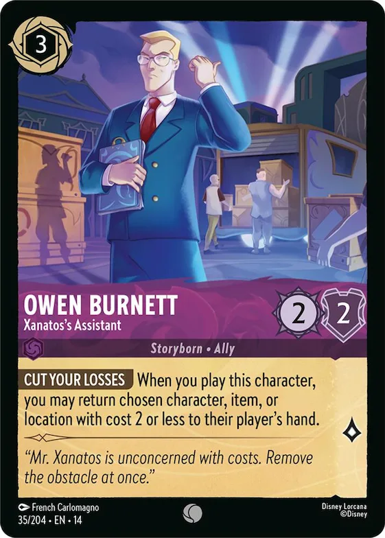 Owen Burnett - Assistente di Xanatos 35 – Città di Hyperia