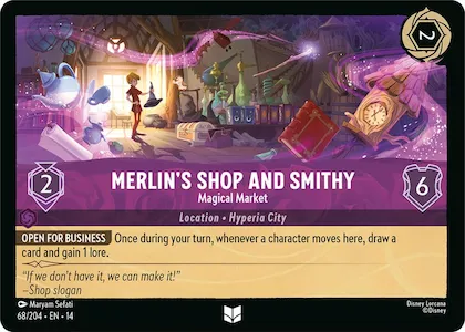 Merlin's Shop and Smithy - Magical Market 68 – Hyperia City