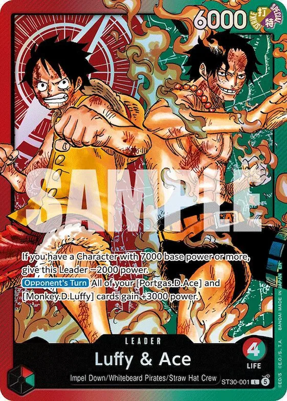 Luffy & Ace #st30-001 – Starter Deck EX: Luffy & Ace