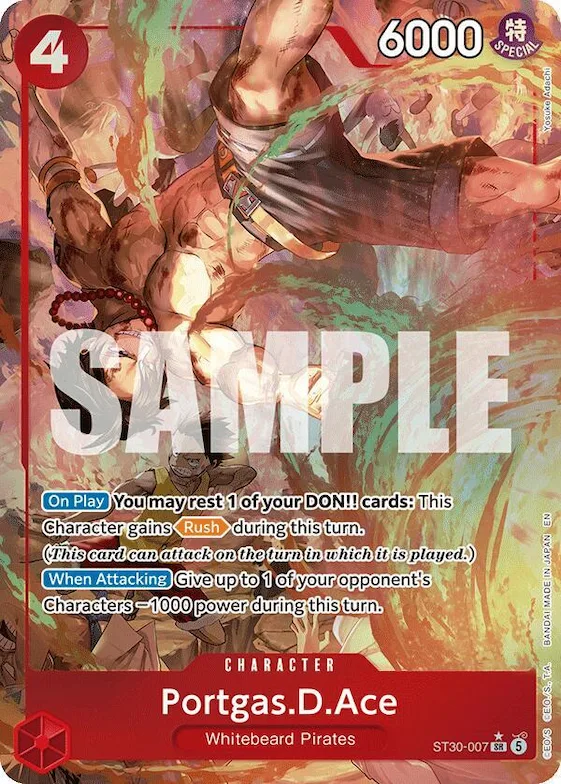 Portgas.D.Ace (007) (Parallel) #st30-007 – Starter Deck EX: Luffy & Ace