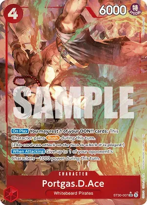 Portgas.D.Ace (007) (Parallel) #st30-007 – Starter Deck EX: Luffy & Ace