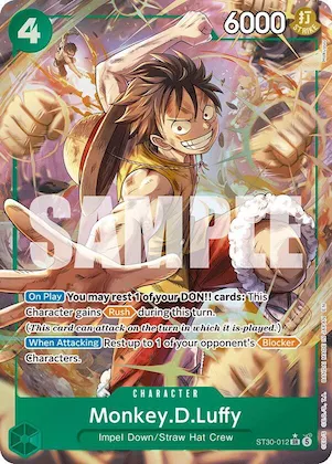 Monkey.D.Luffy (Parallel) #st30-012 – Starter Deck EX: Luffy & Ace