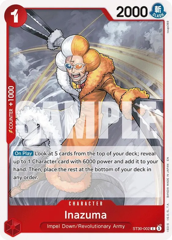 Inazuma #st30-002 – Starter Deck EX: Luffy & Ace
