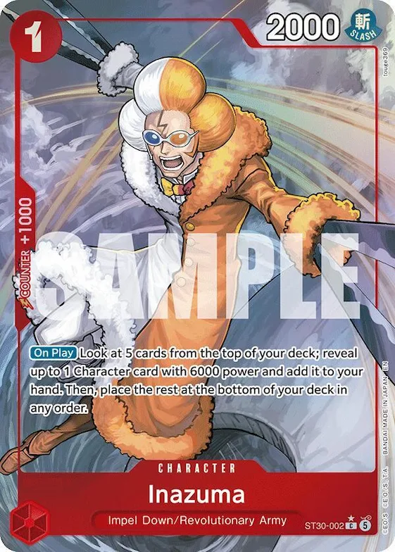 Inazuma (Full Art) #st30-002 – Starter Deck EX: Luffy & Ace