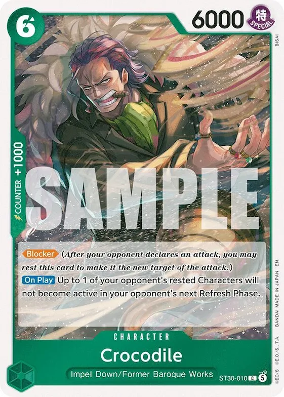 Crocodile st30-010 – ST30 – Starter Deck EX: Luffy & Ace