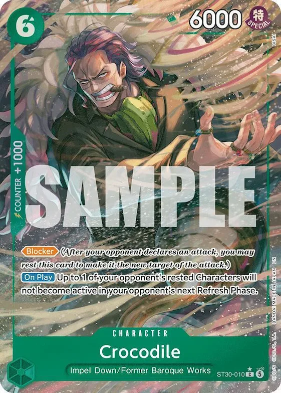 Crocodile (Full Art) #st30-010 – Starter Deck EX: Luffy & Ace
